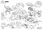 Bosch 0 601 593 703 Gho 36-82 C Portable Planer 220 V / Eu Spare Parts